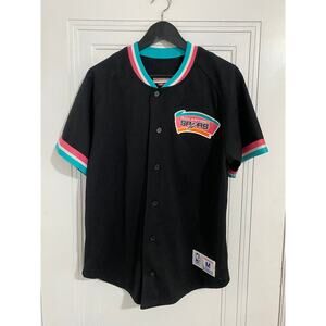 San Antonio Spurs Throwback Basketball Warmup Jersey Size M